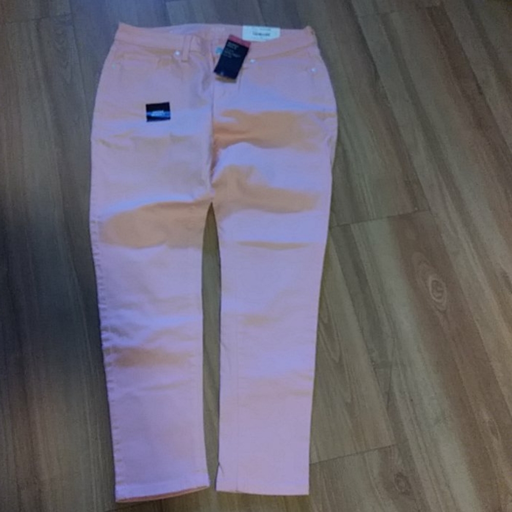 Ana light salmon skinny jeans